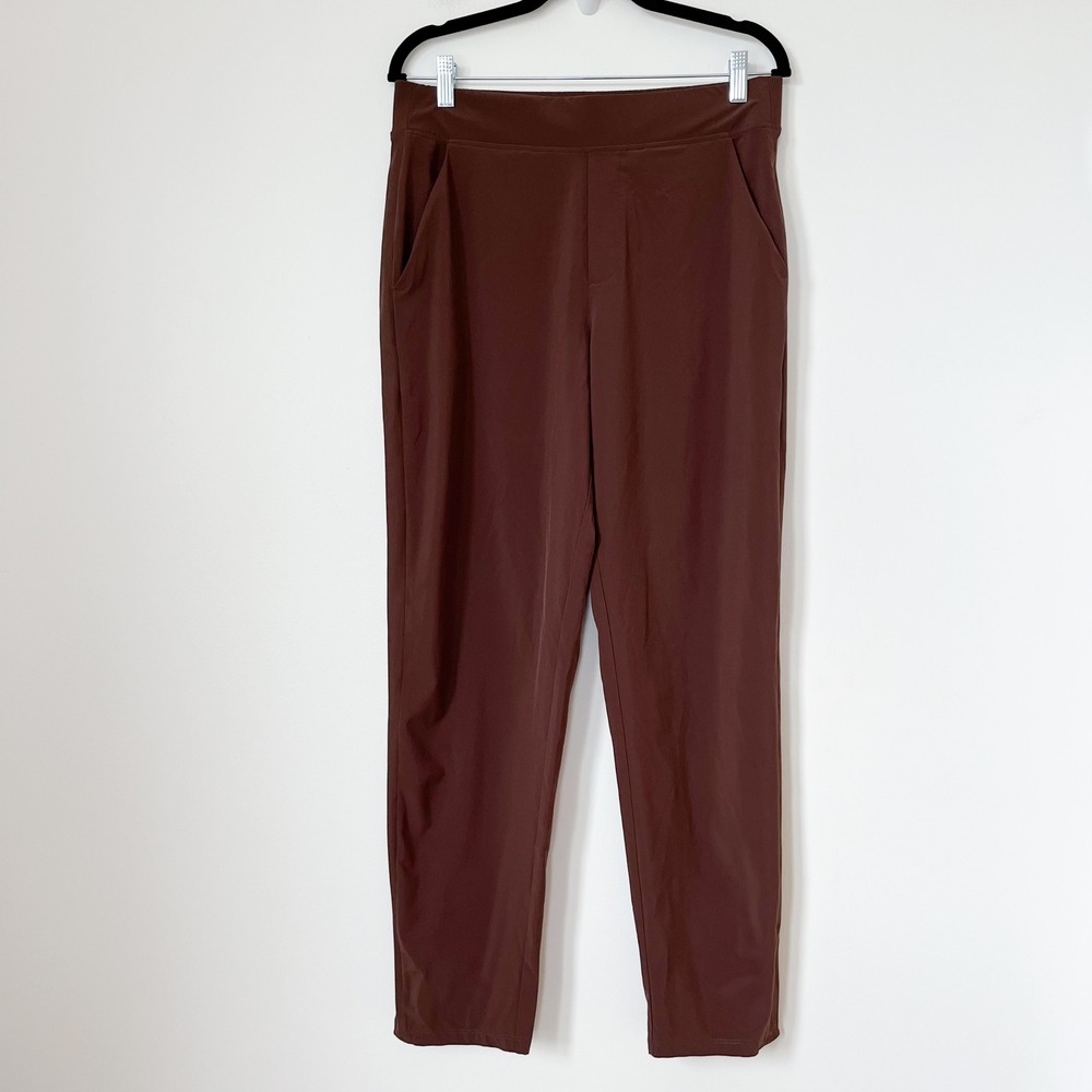 Athleta Brooklyn Ankle Pant Womens 10 Tall Brown